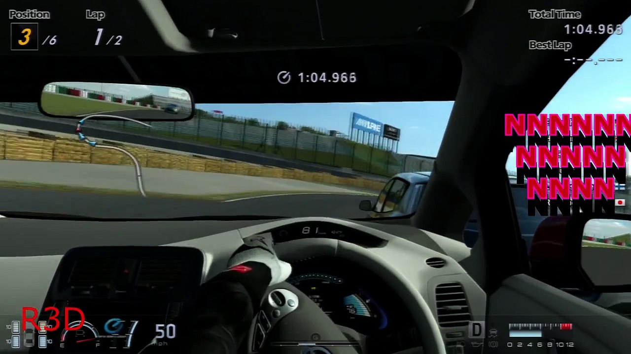 Gran Turismo 6 - Nissan Leaf - Sunday Cup Race 2: Suzuka Circuit East Course {Full 1080p HD}