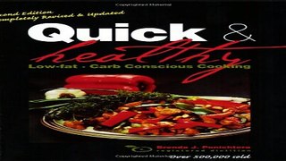 Read Quick   Healthy Low fat  Carb Conscious Cooking  2nd Edition Ebook pdf download