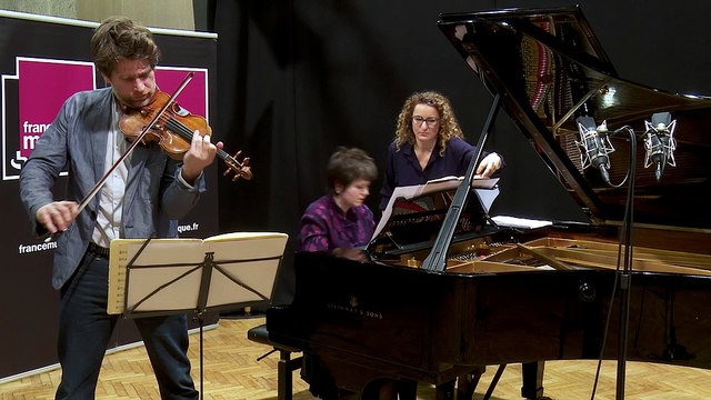 Johannes Brahms : Scherzo de la 3 ème sonate par Dana Ciocarlie et Nicolas Dautricourt | Le live de la Matinale