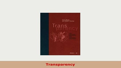 Download 'Transparency' PDF Ebook Easily 📘