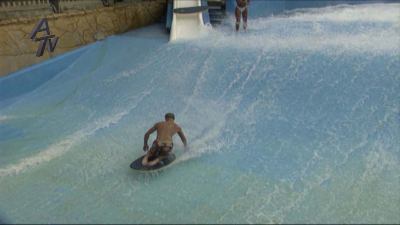 Surfing artificial waves allows riders to hit some new moves.