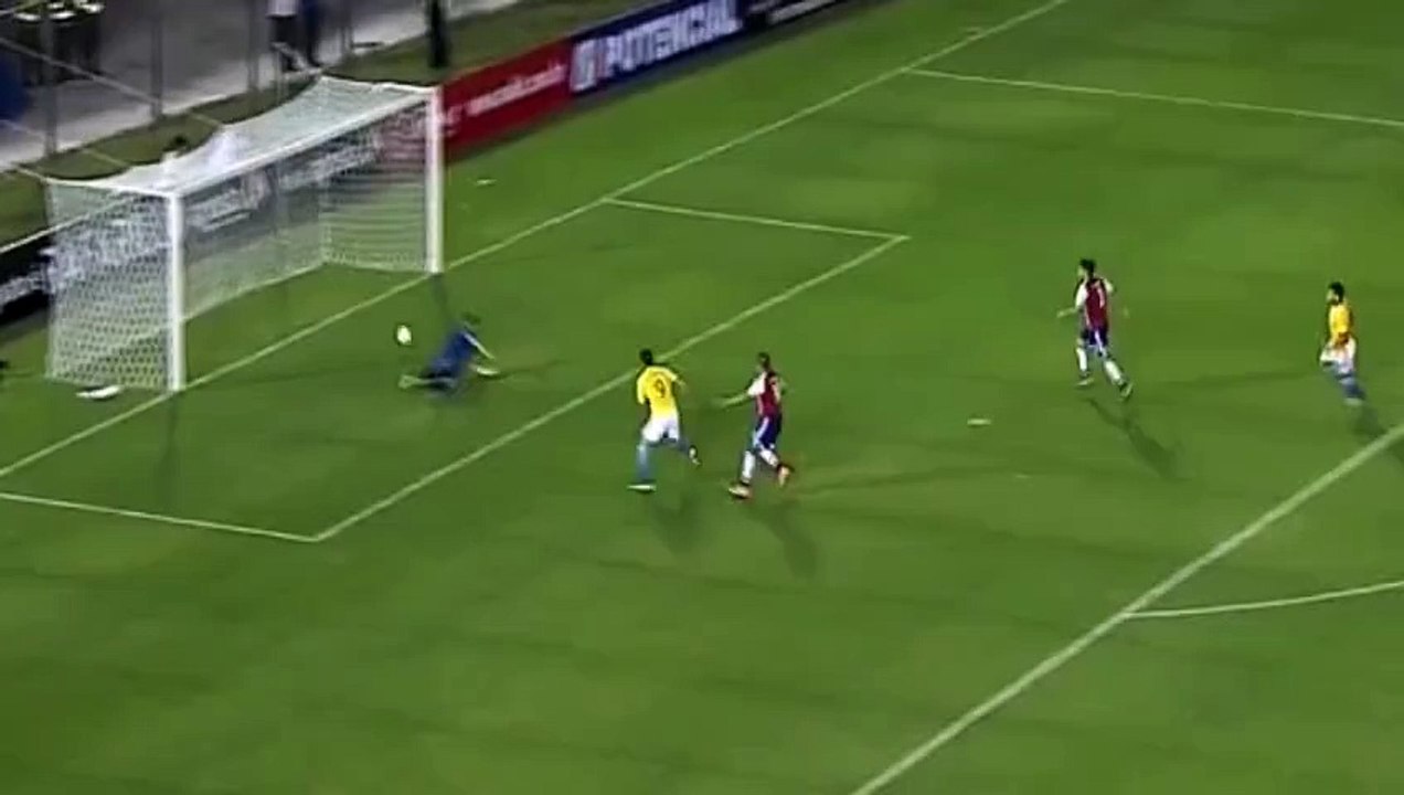 Ricardo Oliveira Goal Paraguay vs Brazil 2-1 2016