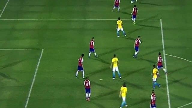 Dani Alves Goal Paraguay vs Brazil 2-2 2016 HD