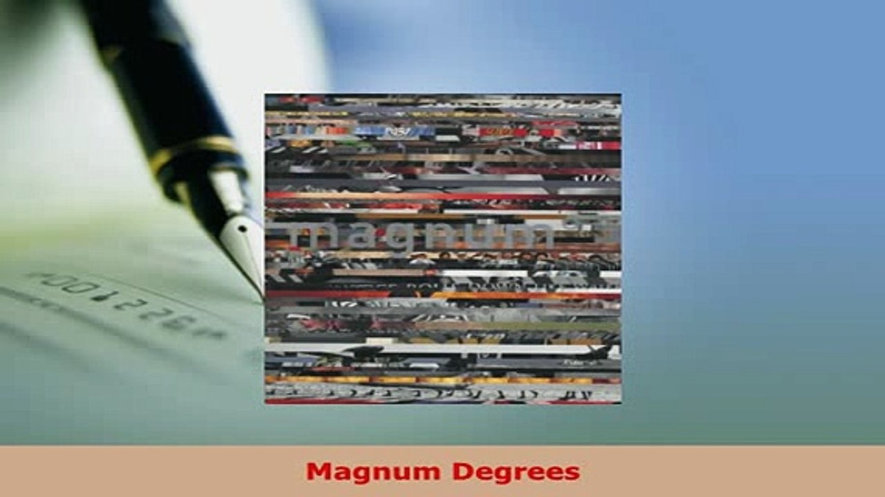 PDF  Magnum Degrees Read Full Ebook