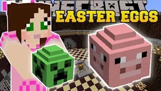 Minecraft PopularMMOs: PAT AND JEN LUCKY EASTER EGGS Mod Showcase GamingWithJen