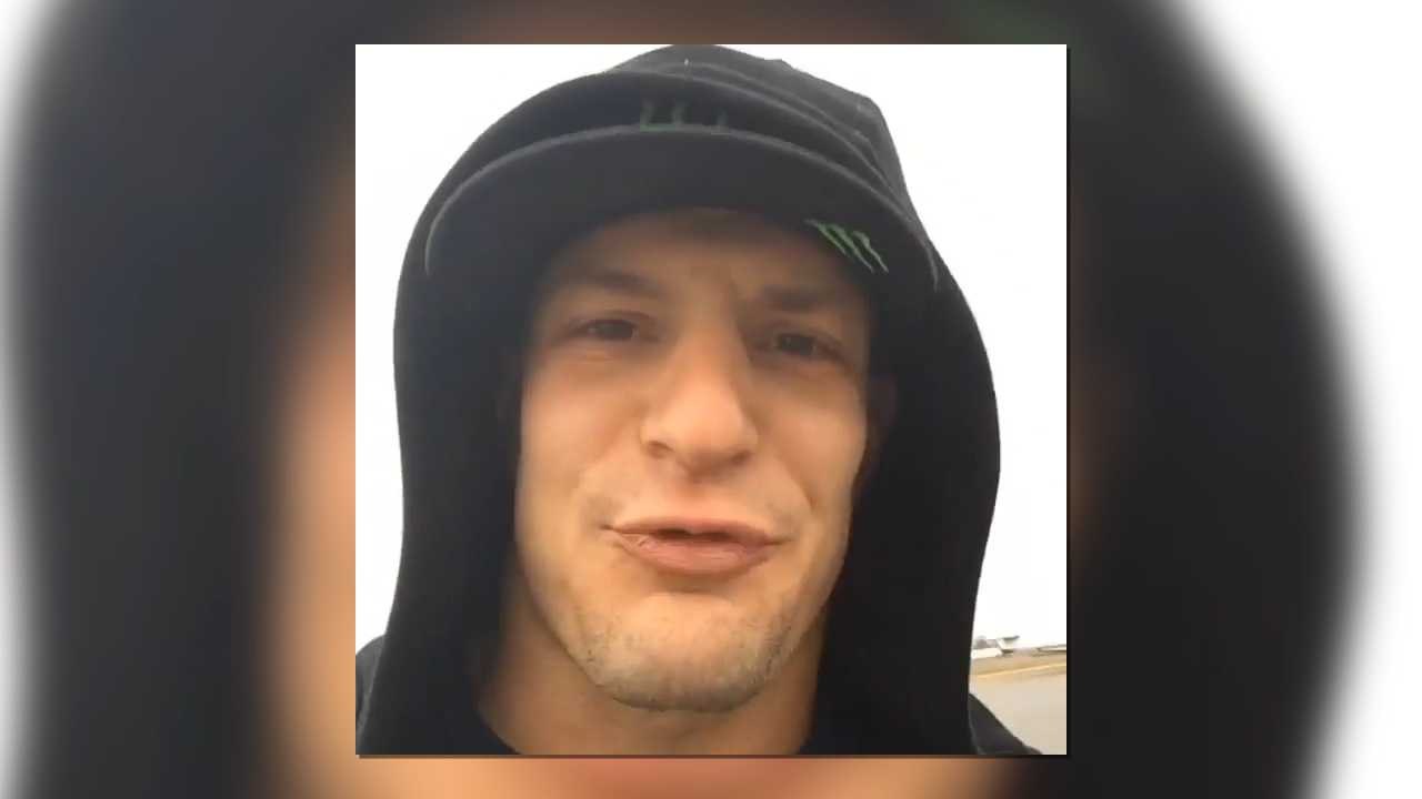 WATCH: Rob Gronkowski’s Instagram Debut