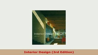 Download  Interior Design 3rd Edition PDF Online