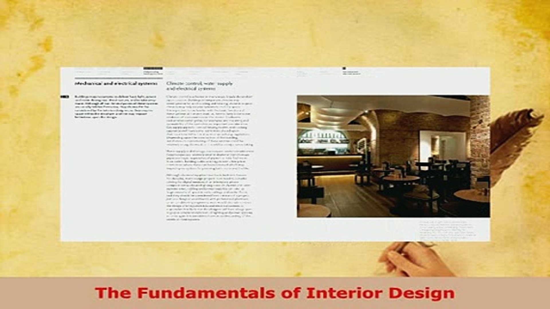 Pdf The Fundamentals Of Interior Design Pdf Online Video