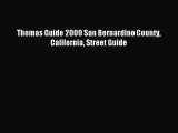 Download Thomas Guide 2009 San Bernardino County California Street Guide PDF Free