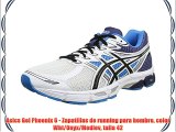 Asics Gel Phoenix 6 - Zapatillas de running para hombre color Wht/Onyx/Mediev talla 42