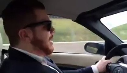 No Speed Limit at the Highway (Autobahn), Germany