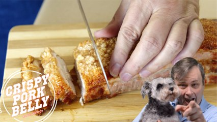 Roasted Pork Belly with Crispy Crackling Recipe