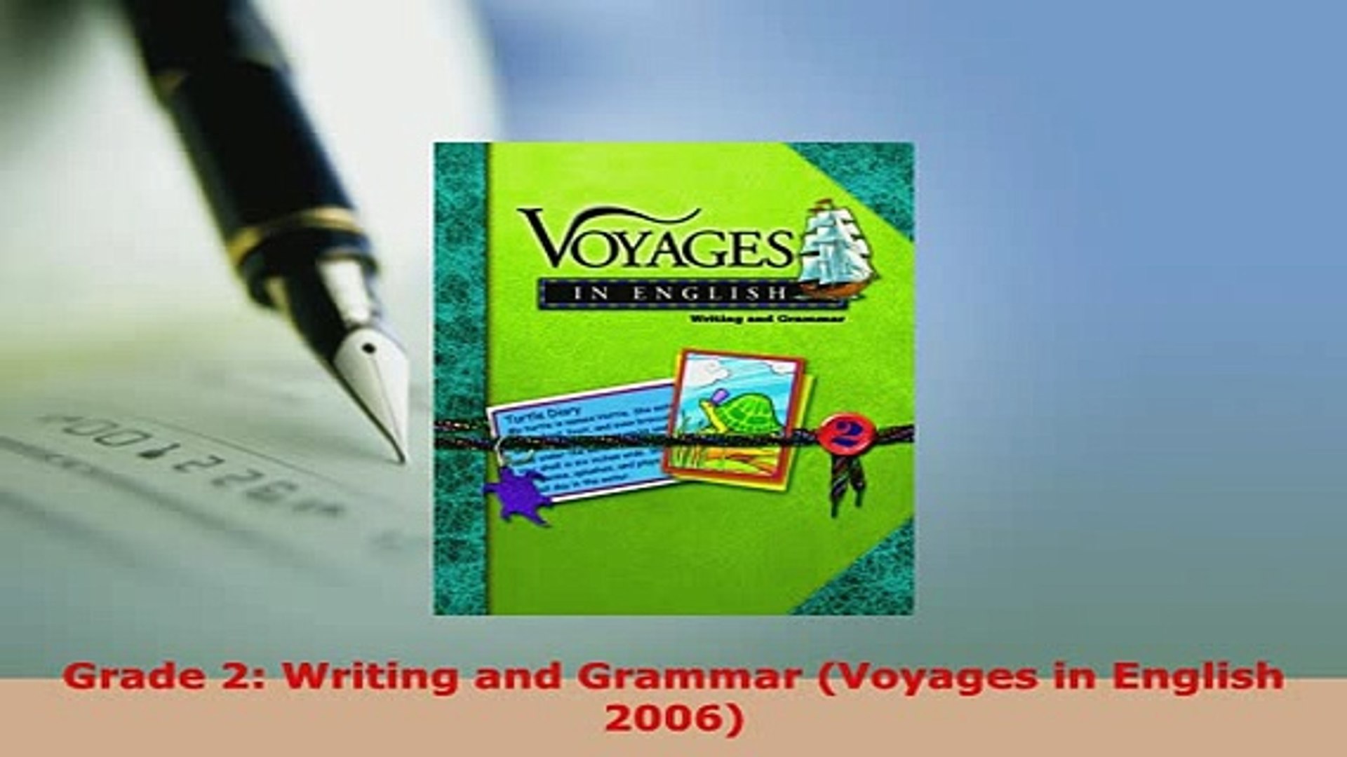 Download  Grade 2 Writing and Grammar Voyages in English 2006 PDF Online