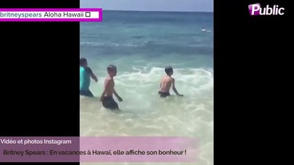 Exclu Vidéo : Britney Spears : En vacances à Hawaï, elle affiche son bonheur !