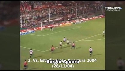 Sergio Aguero - profesyonel kariyerindeki ilk golü