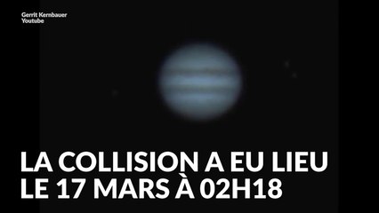Quelque chose s'est écrasé sur Jupiter (et a été filmé)