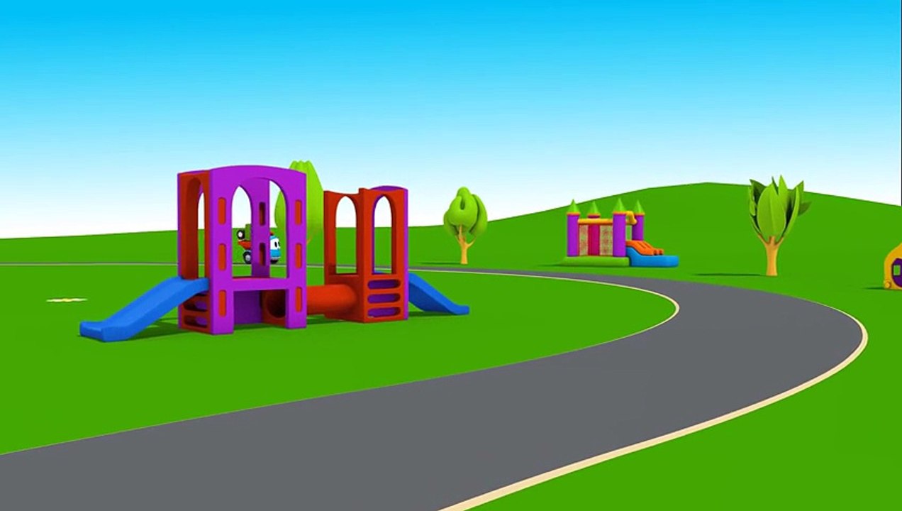 Leo Junior bir sokak temizleme aracı yapıyor Eğitici çizgi film Türkçe dublaj