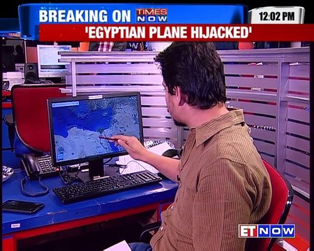 Hijacked EgyptAir plane with 62 on board forced to land at Larnaca airport in Cyprus