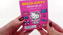 Hello Kitty Dress Me Up Magnetic Kit --- Princess HelloKitty stop motion video.