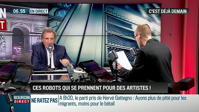 La chronique d'Anthony Morel: Des robots qui se prennent pour des artistes - 30/03