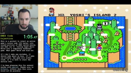 SNES Code Injection -- Flappy Bird in SMW