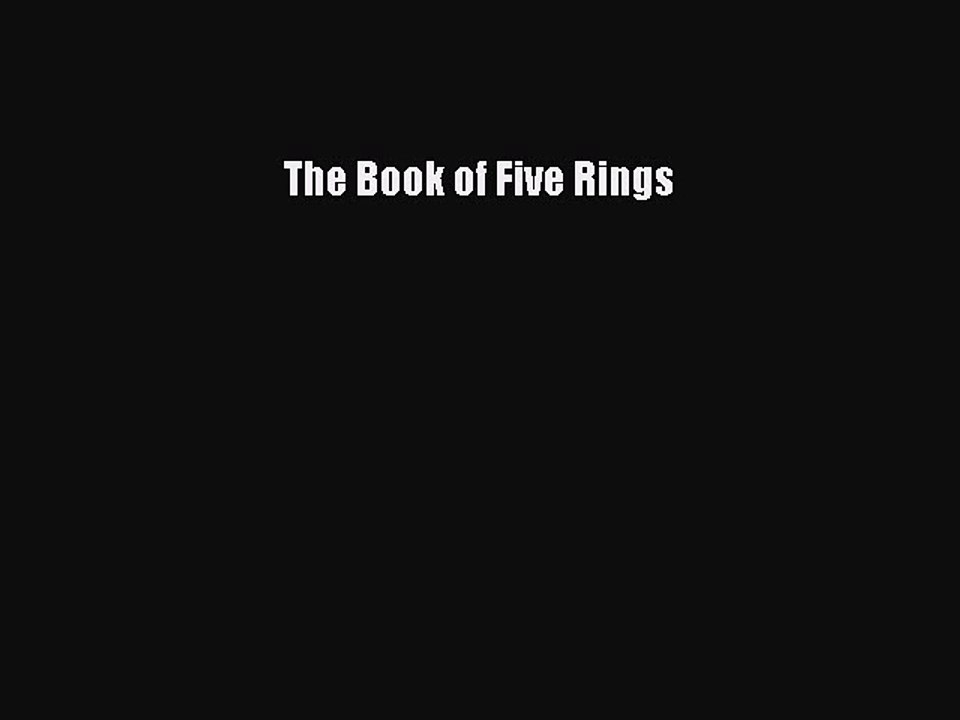 Download The Book of Five Rings  Read Online