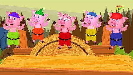 Five Little Piggies | Nursery Rhymes | Five Little Series