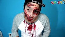 할로윈 좀비 메이크업 (특수분장)/ Halloween Zombie Makeup [섭이는못말려]