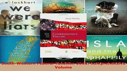 Download  SouthWestern Federal Taxation 2016 Comprehensive Volume  EBook