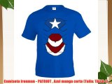 Camiseta Ironman - PATRIOT  Azul manga corta (Talla: TALLA-L)