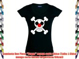 Camiseta One Piece Buggy manga corta Chica (Talla: L Chica manga corta Ancho/largo[45cm/60cm])