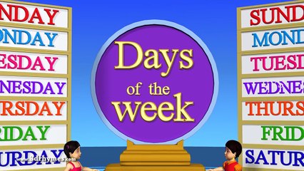 Days of the Week - 3D Animation English Nursery rhyme for children
