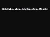 PDF Michelin Green Guide Italy (Green Guide/Michelin)  EBook
