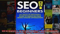 SEO for Beginners  An Absolute Beginners Guide to Simple OnPage Search Engine