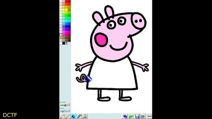 Peppa Pig Coloring Pages - Peppa Pig Drawing Colorear