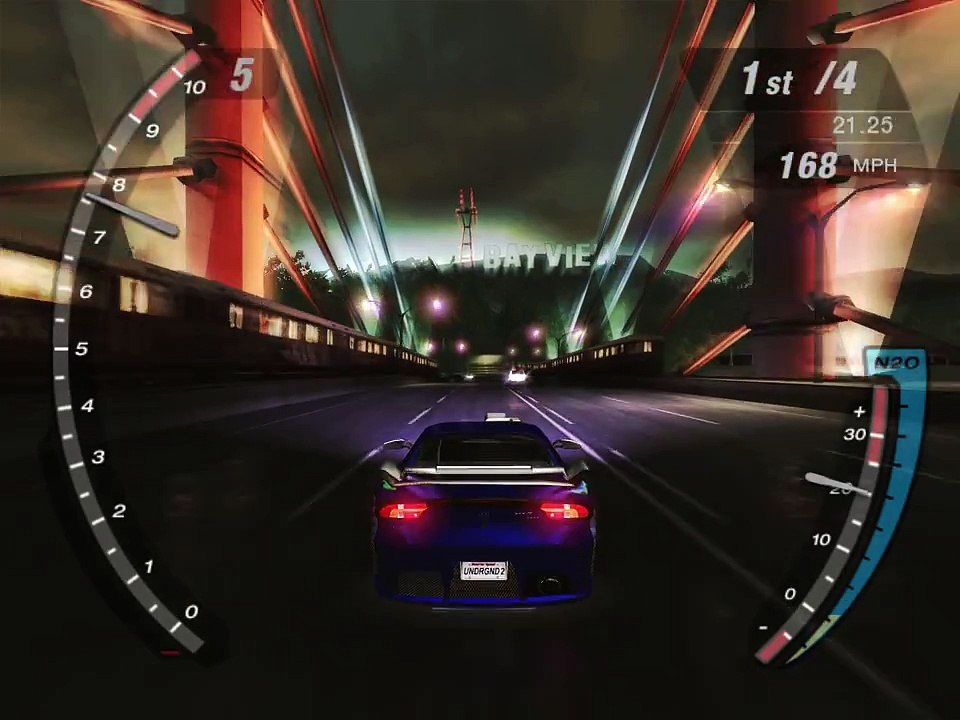 NFS Underground 2 (Drag Racing! sorta.)