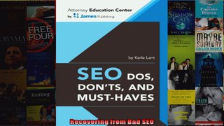 Recovering from Bad SEO