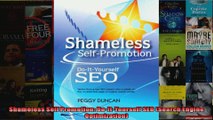 Shameless Self Promotion DoItYourself SEO Search Engine Optimization
