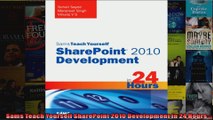Sams Teach Yourself SharePoint 2010 Development in 24 Hours