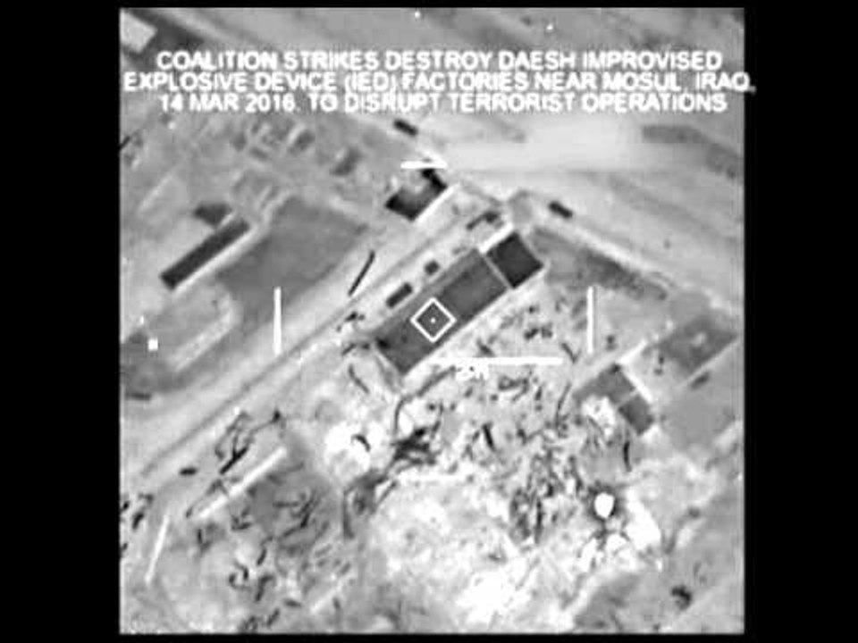 Mar. 14: Coalition strikes on Daesh IED factories near Mosul