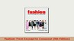 PDF  Fashion From Concept to Consumer 9th Edition Download Online