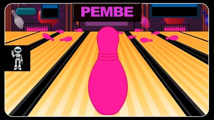 Renkleri öğreniyorum-Renkli Bovling topları-Türkçe dublaj-Çocuklar için [Full HD,1080p]