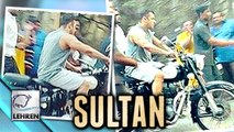 Salman Khan CYCLING On 'Sultan' Sets