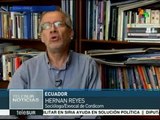 Ecuador se solidariza con Argentina por su salida de teleSUR