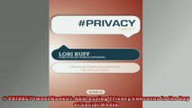 PRIVACY tweet Book01 Addressing Privacy Concerns in the Day of Social Media