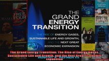 The Grand Energy Transition The Rise of Energy Gases Sustainable Life and Growth and the