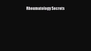 Download Rheumatology Secrets PDF Online