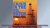 Crisis in the Oil Patch How Americas Energy Industry Is Being Destroyed and What Must Be
