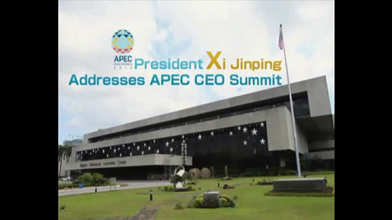 President Xi Jinping addresses APEC CEO Summit