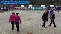 Mène 11, Finale Millet contre Kerfant, cinquième étape du Super 16 féminin, Sport Boules, Bourg-Saint-Andéol 2016